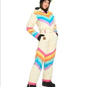 Tipsy Elves Rainbow Snow suit women’s